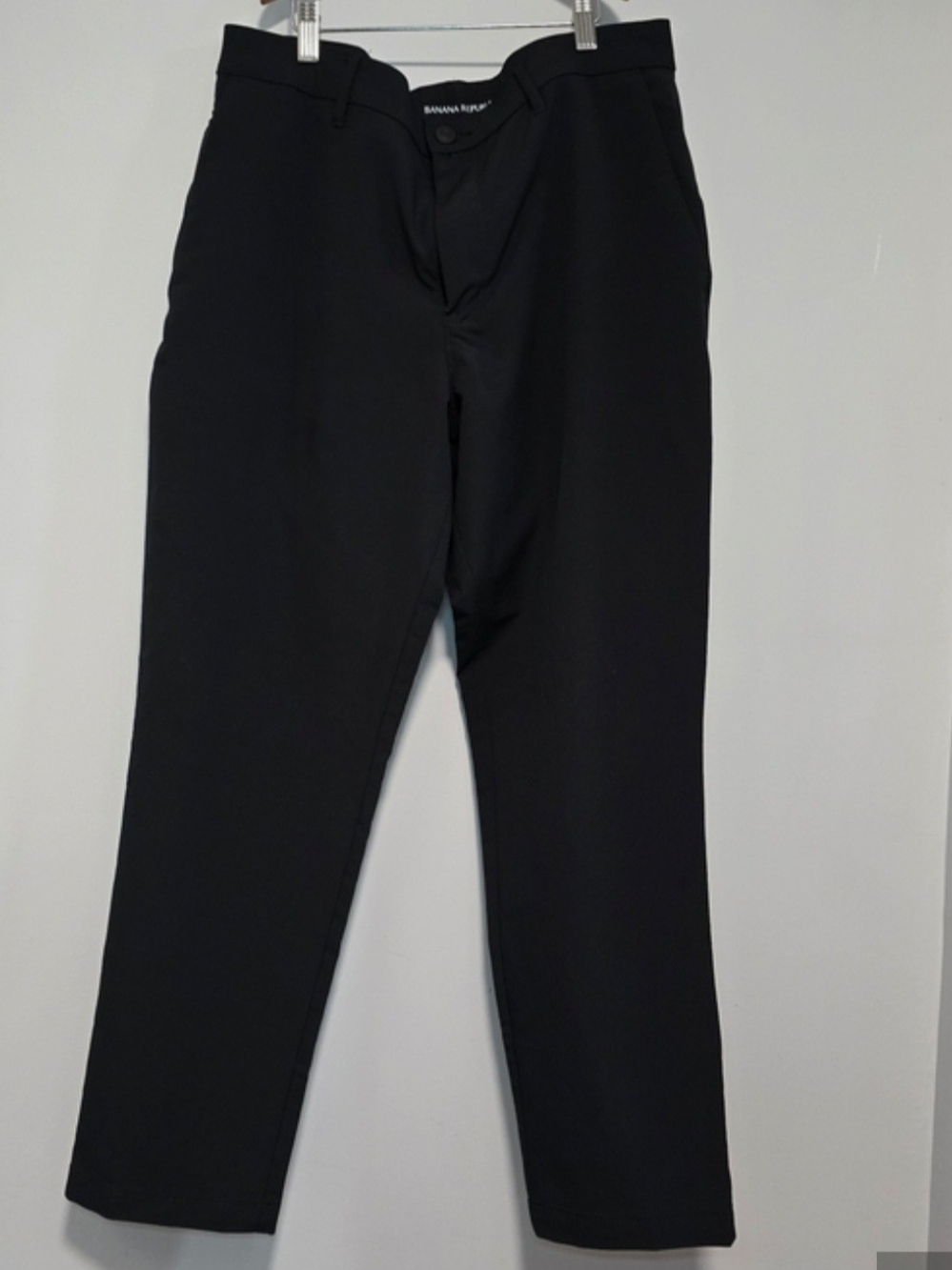 Banana Republic Men's Black Chinos - Slim Straight Sz 34x29